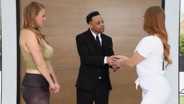 NuruMassage - Skylar Snow, Jasmine Daze - I'd Rather You Do Her - Threesome Massage Porn