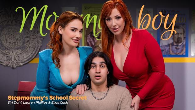MommysBoy - Lauren Phillips, Siri Dahl - Stepmommy’s School Secret - Stepfamily Threesome