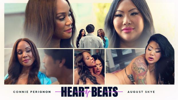 AdultTime - Connie Perignon, August Skye - Heart Beats Disconnected - Lesbian