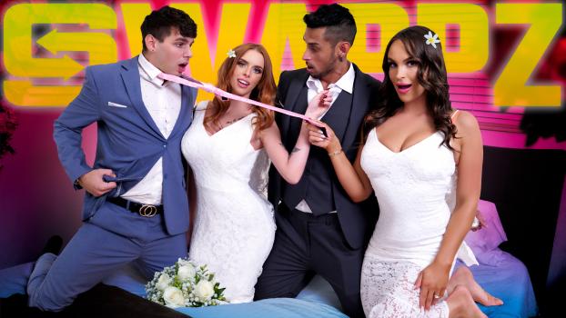 MomSwap - Jessica Aaren, Teal Conrad - I Cheated Minutes Before My Wedding… With My Stepmom!