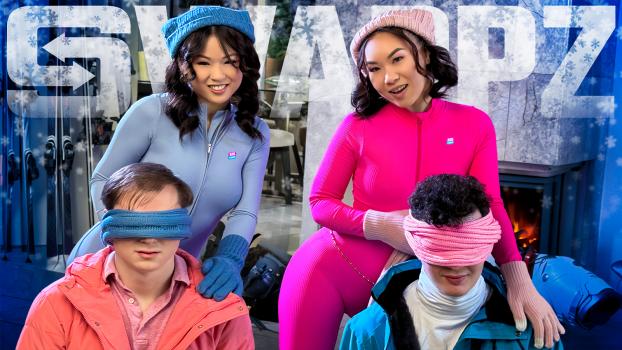 SisSwap - Lulu Chu, Kimmy Kimm - Our Pussy Withdrawal Ends With a Snowed-In Swap!